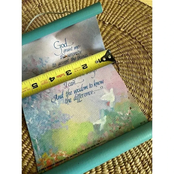 God Serenity Prayer scroll decor - Picture 6 of 10